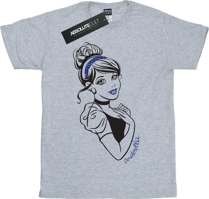 Disney Princess Cinderella Glitter TShirt Mädchen
