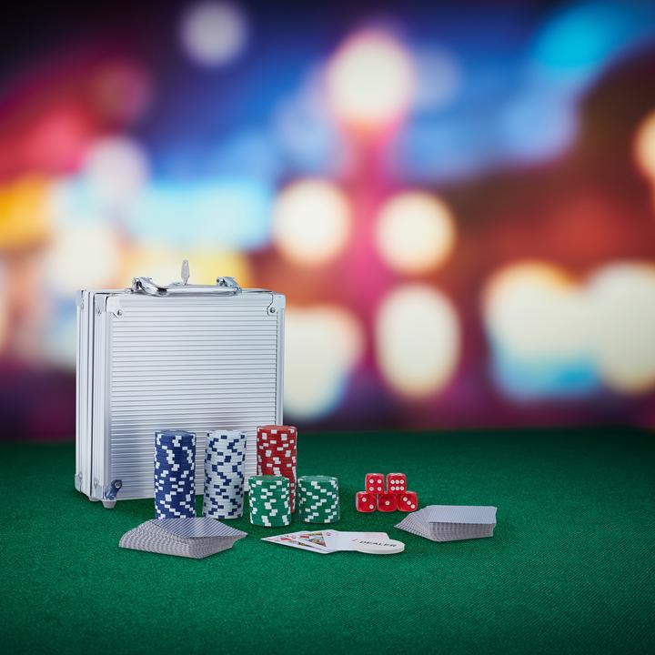 Image du produit Relaxdays Mallette de poker (Français)