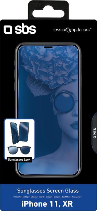 Produktbild SBS Bildschirmschutzfilm Sunglasses für iPhone 11/XR (1 Stück, Apple iPhone XR, Apple iPhone 11)