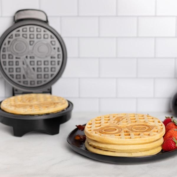 Actual product image Uncanny Brands Harry Potter glasses waffle iron