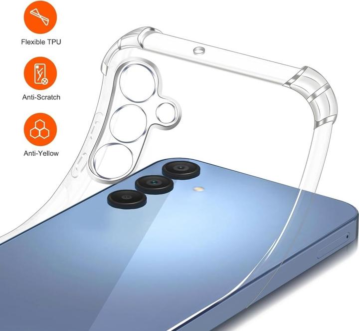 Image du produit Screenguard Samsung Galaxy A15 5G Coque Crystal Soft Airbag Bumper (Samsung Galaxy A15 5G)