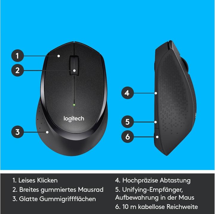 Image du produit Logitech B330 Silent Plus (Sans fil)