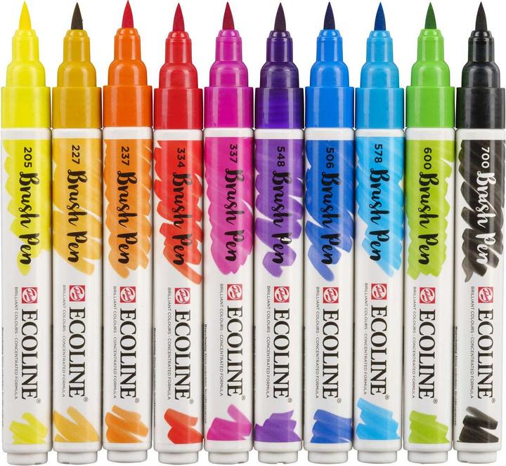 Produktbild Talens Ecoline (Mehrfarbig, 10 x)