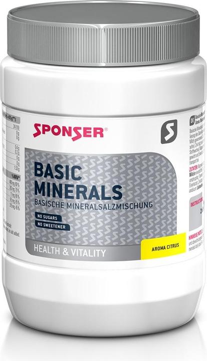 Image du produit Sponser Minéraux de base en poudre aux agrumes (1 pièce(s), Poudre, 400 g)