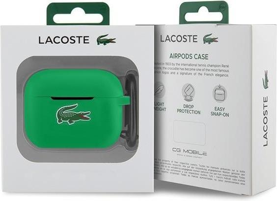 Immagine prodotto Lacoste LCAP2SLON AirPods Pro 2 zielony/verde Logo Croc in silicone (Borsa per cuffie)