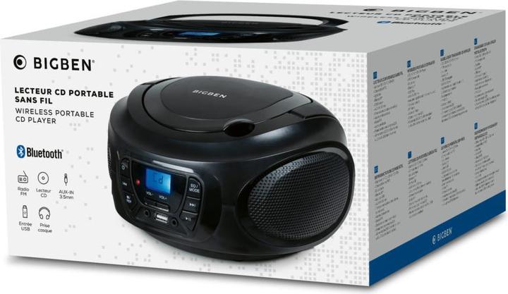 Actual product image Bigben CD62 (VHF, FM, Bluetooth, Radio Frequency (RF))