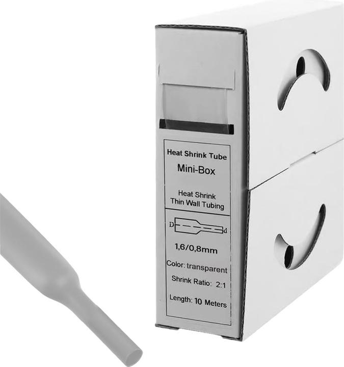 Immagine prodotto Offgridtec Tubo termorestringente trasparente 1,6 mm > 0,8 mm