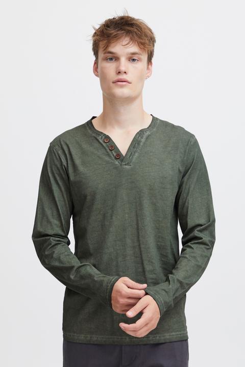 Image du produit Solid Tinox -T-shirt à manches longues Avec Encolure En V - Pour Homme 100% Coton (L)