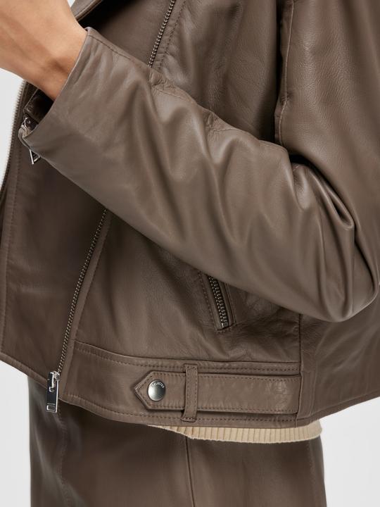 Actual product image Selected Femme Lamb leather jacket (36)
