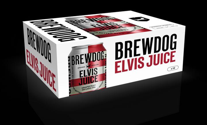 Actual product image BrewDog An Amercian style IPA infused with grapefruit juice and zest (4 x 33 cl)