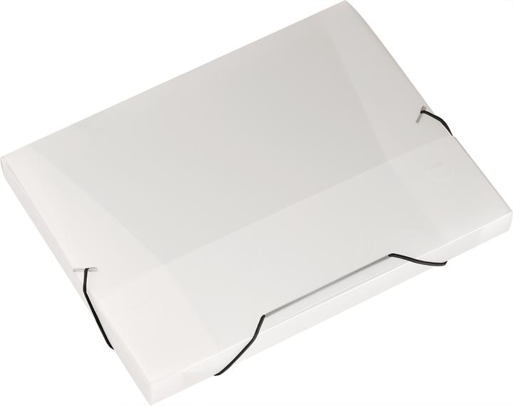 Kolma Boîte de rangement A4 avec bande élastique hauteur de remplissage 2,5 cm incolore (A4, 1 x)