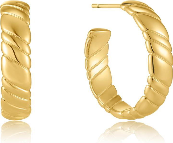 Immagine prodotto Ania Haie Creoli a torsione liscia E038-03G (Argento 925)