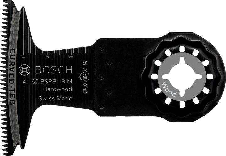 Bosch Professional Zubehör BIM Tauchsägeblatt AII 65 BSPB, Hard Wood, 40 x 65 mm