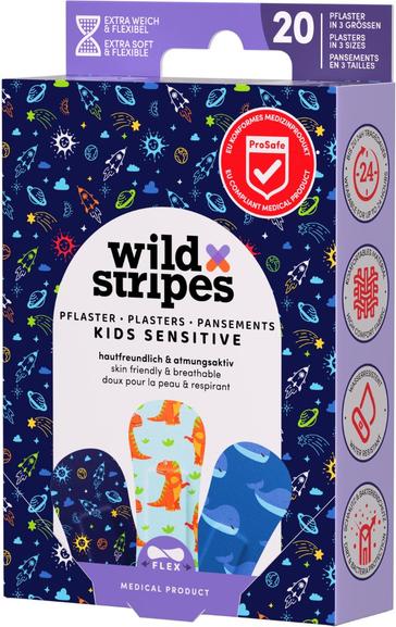 Image du produit Wild Stripes Schn Schuerfwu Kids Spa 20 (20 x)