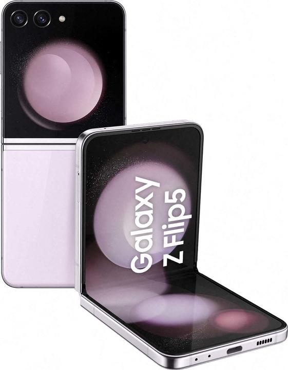 Image du produit Samsung Galaxy Z Flip5 (512 Go, Lavande, 6.70", SIM + eSIM, 12 Mpx, 5G)