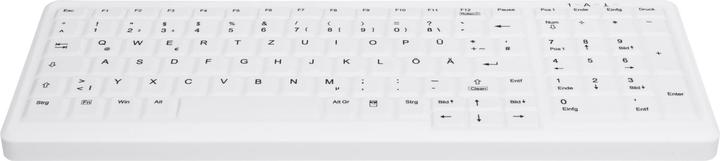 Produktbild Active Key AK-C7000F-FU1-W/GE Tastatur RF kabellos + USB Weiss (DE, Kabellos)