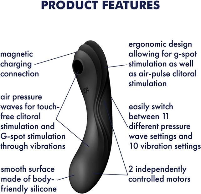 Produktbild Satisfyer Insertable Air Pulse Vibrator - Curvy Trinity 4