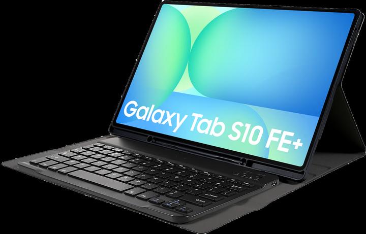 Cazy Qwertz Tastatur Hülle mit magnetisch Abnehmbarer Tastatur (DE, Samsung Galaxy Tab S10 FE+)