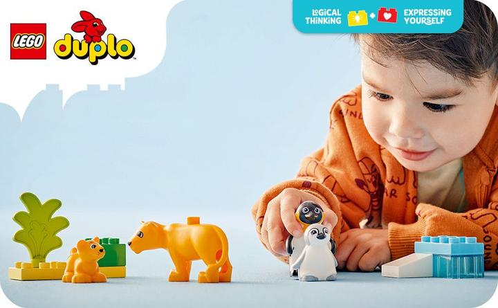 Actual product image LEGO Wildtier-Familien: Pinguine und Löwen (10442)