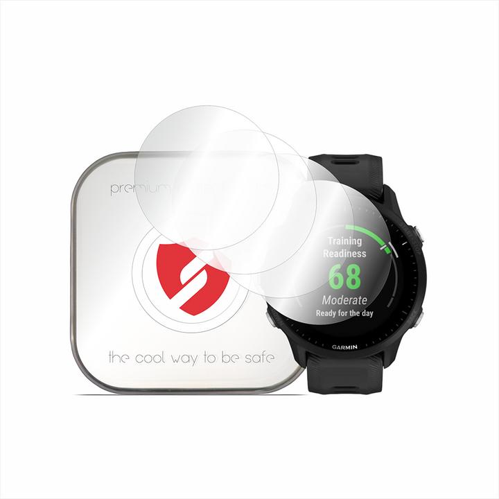 Actual product image Smart Protection - Premium Classic (4 pack) - Garmin Forerunner 955 / 955 Solar - Clear