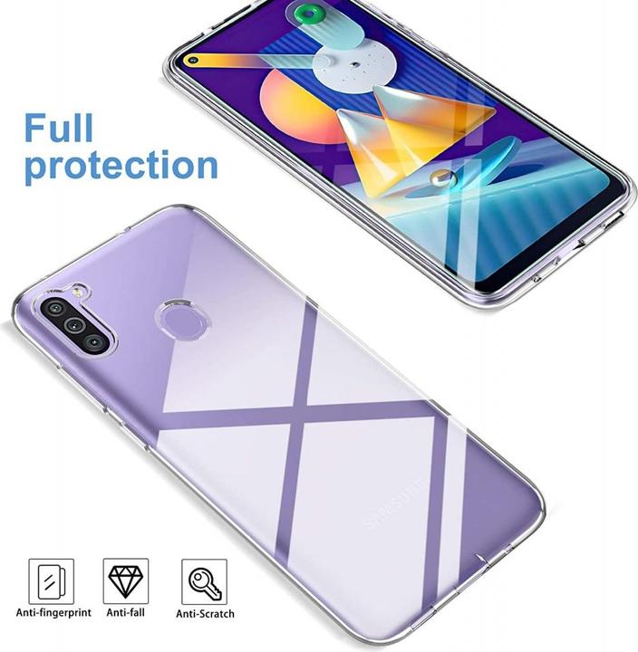 Actual product image Screenguard Samsung Galaxy M11 Flexible TPU Clear Case (Samsung Galaxy M11)