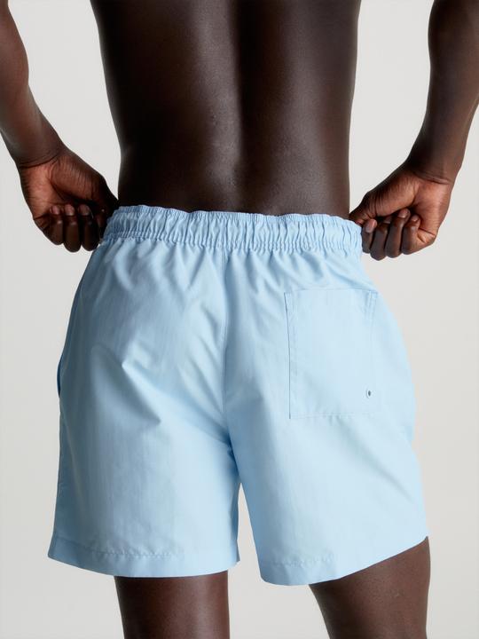 Actual product image Calvin Klein Medium Drawstring Heren Zwembroek - Powder Aqua - Maat L (L)