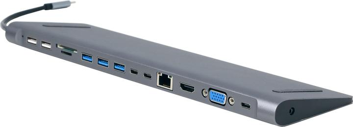 Actual product image Gembird Multiport (USB-C, 12 Ports)