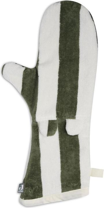 stripe leaf green GOTS