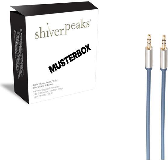 Actual product image Shiverpeaks Cable Audio Jack 3,5mm (St/St) 1,5m ** PROFESSIONAL (1.50 m, 3.5mm jack (AUX))