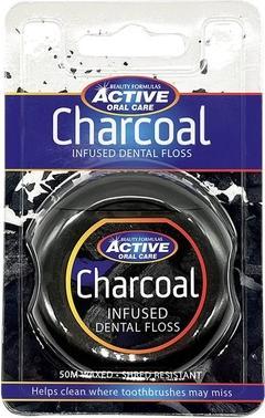 Produktbild Beauty Formulas Active Oral Care Dental Floss With Activated Carbon 50M (50 m)