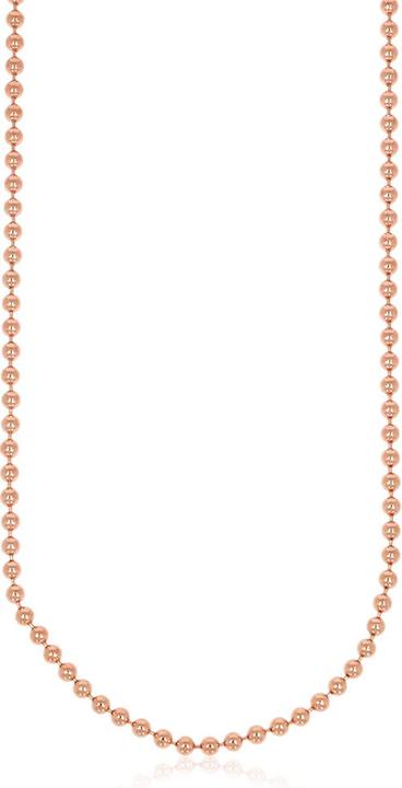 Produktbild Xen Kugelkette 45 cm lang aus 925 Silber rosévergoldet (925 Sterling Silber, 45 cm)