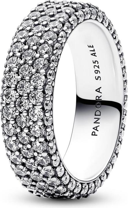Produktbild Pandora Timeless Dreireihiger Pavé Ring (50, 925 Silber)