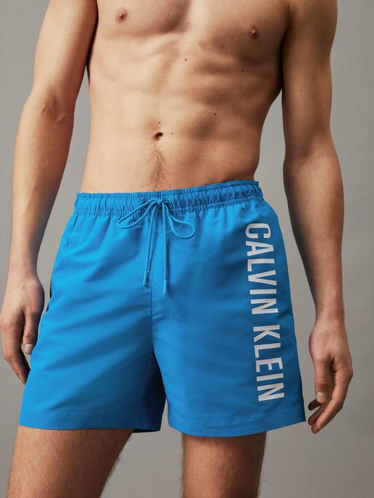 Immagine prodotto Calvin Klein Medium Drawstring Heren Zwembroek - Faience Blue - Maat M (M)