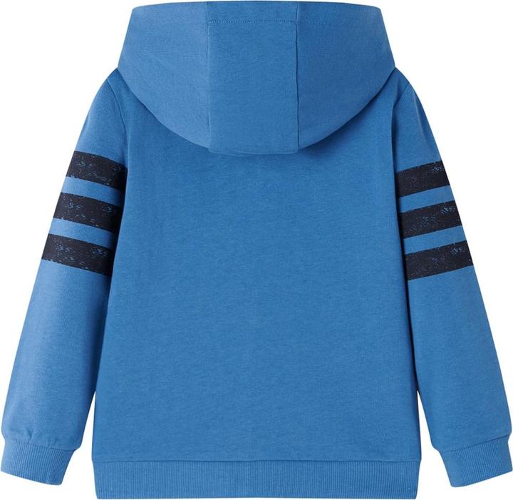 Actual product image VidaXL Children's hooded jumper blue 128,Material: 80 % cotton. 20 (128)