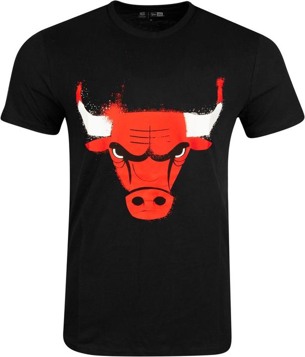 New Era NBA Shirt - SPRAY Chicago Bulls schwarz - XL (XL)