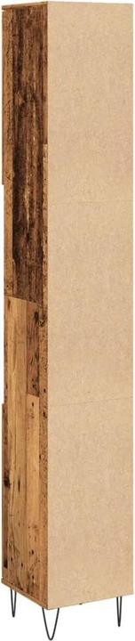 Produktbild VidaXL Badschrank Hochschrank Badezimmerschrank Badmöbel Schrank Altholz-Optik (30 x 30 x 190 cm)
