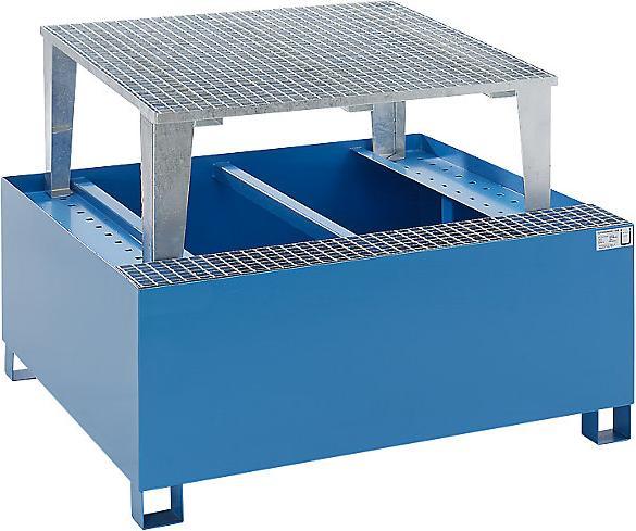 Actual product image eurokraft basic Steel sump tray for tank container IBC/KTC (1000 l)