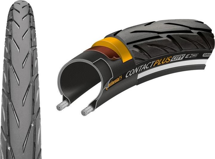 Actual product image Continental Contact Plus City (28 x 1.60, 42-622)