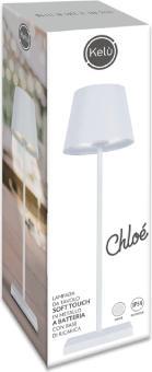 Immagine prodotto GBC Konelco Lampada da Tavolo Chloe Bianca (200 lm)