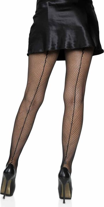Actual product image Leg Avenue Fishnet Tights with Seam (One size)