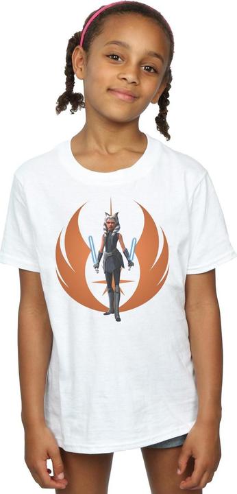 Immagine prodotto Star Wars Clone Wars Ahsoka Rebel Pose Maglietta Ragazze (128)