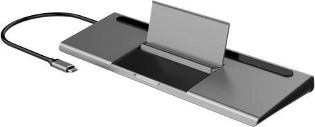 Image du produit Deltaco USBC-DOCK1 station d'accueil pour ordinateur portable/réplicateur de ports USB filaire 3.2 Gen 1 (USB-C, 10 Ports)