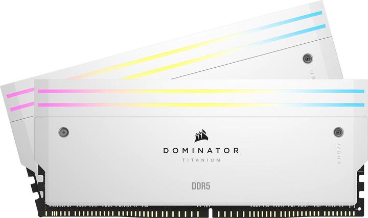 Produktbild Corsair DOMINATOR Titanium Light Enhancement Kit, 2-up config, Functional LEDs, White Heatsink, no DRAM ICs (Mehrfarbig)