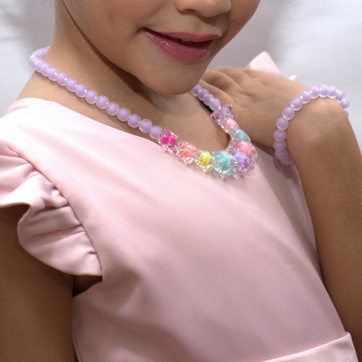 Actual product image Yuko.B Necklace and bracelet (ABS, Acrylic)