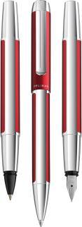 Immagine prodotto Pelikan Penna stilografica PURA P40 Bordeaux M confezione regalo (Argento, Bordeaux, 1 x)