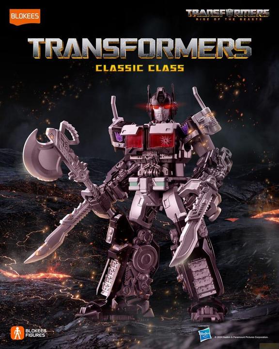 Actual product image Blokees Transformers Plastic Model Classic Class 08 Nemesis Prime 25 cm