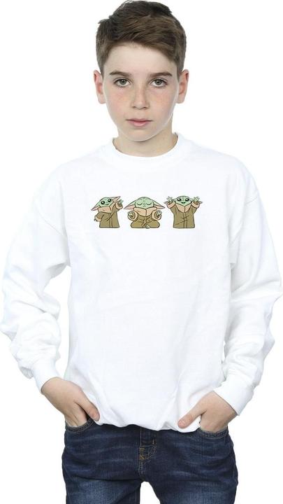 Produktbild Star Wars The Mandalorian Grogu Poses Sweatshirt Jungen (128)