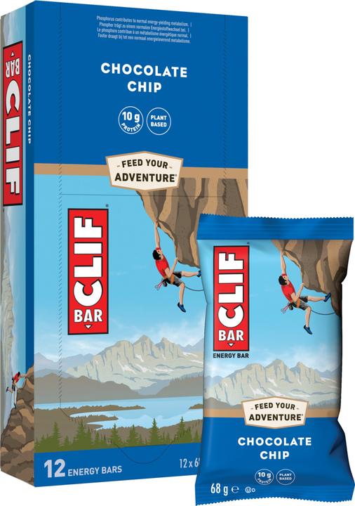 Image du produit Clif Bar Barres énergétiques (Chocolat, 12 pcs, 816 g)