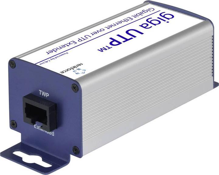 Produktbild Renkforce Gigabit Netzwerkverlängerung mit PoE über Netzwerkkabel/2-Draht bis 500 m (2er Set)