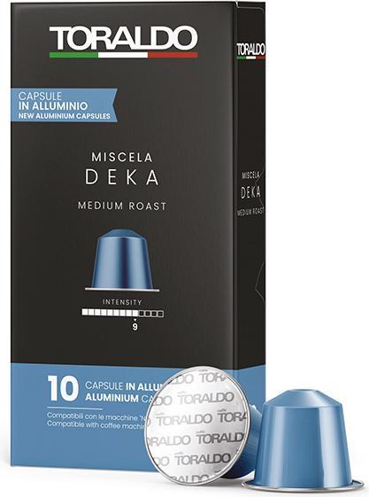 Immagine prodotto Caffè Toraldo Nespresso Kapseln Deka Koffeinfrei (10 Kapseln Alu) (10 x Porta.)